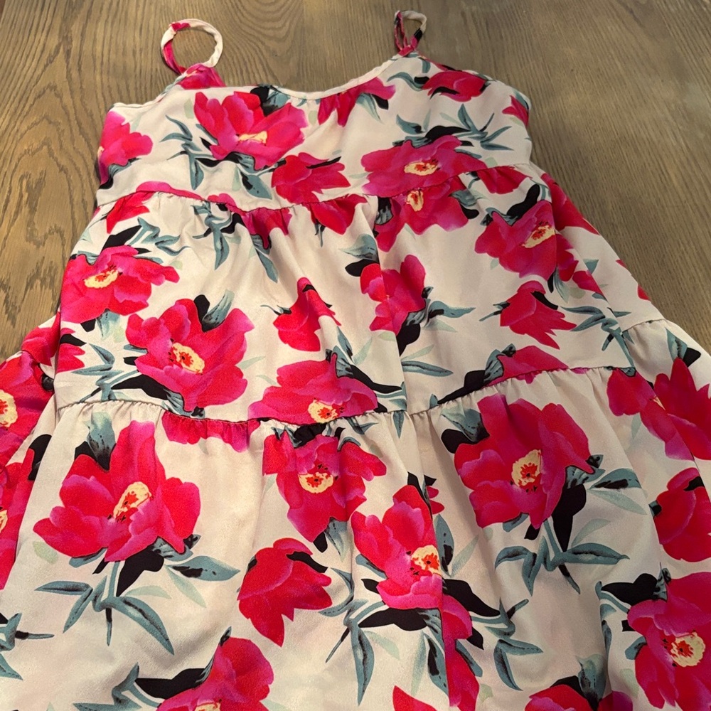 TCEC Kids Dress with Pink Floral Design